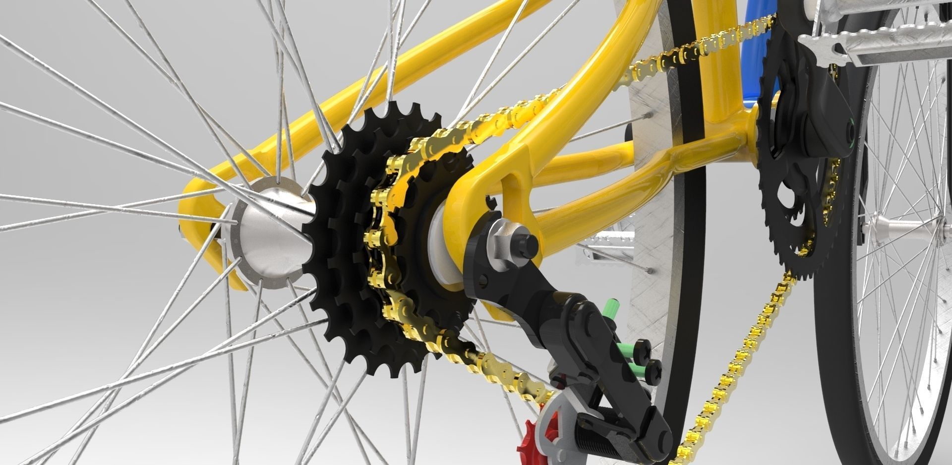 Median CX-FS01 bicycle  Kerkpr  Free 3D model_2