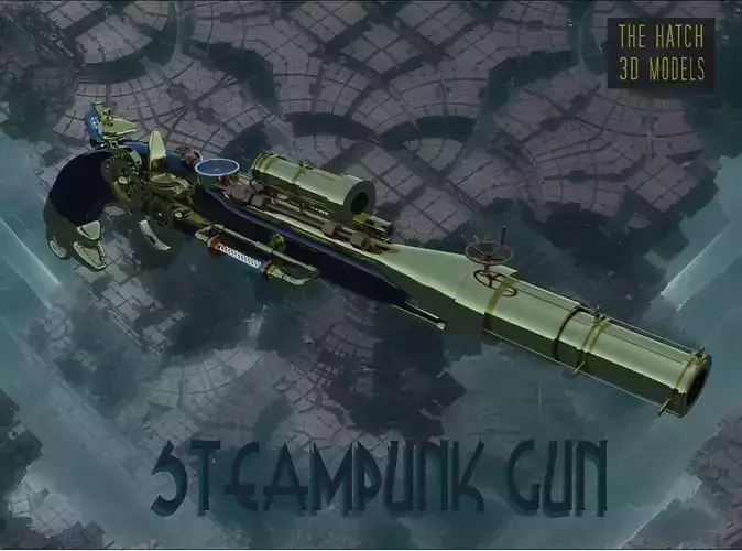 Flintlock Steampunk gun