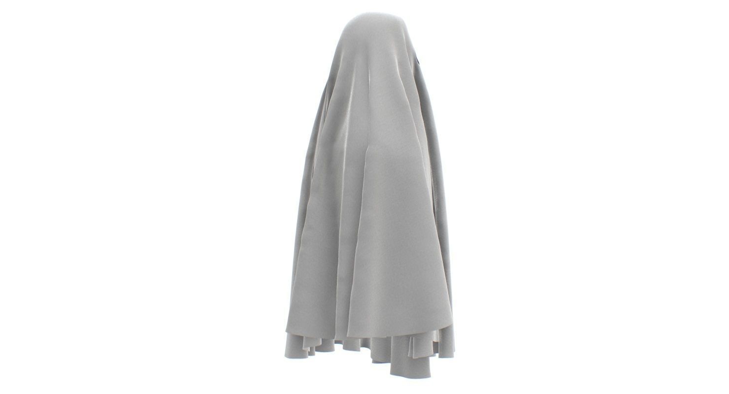 Ghost Cloth Low-poly 3D model_5