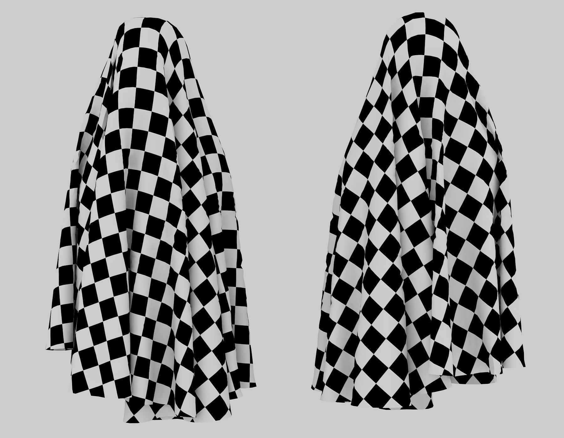Ghost Cloth Low-poly 3D model_12