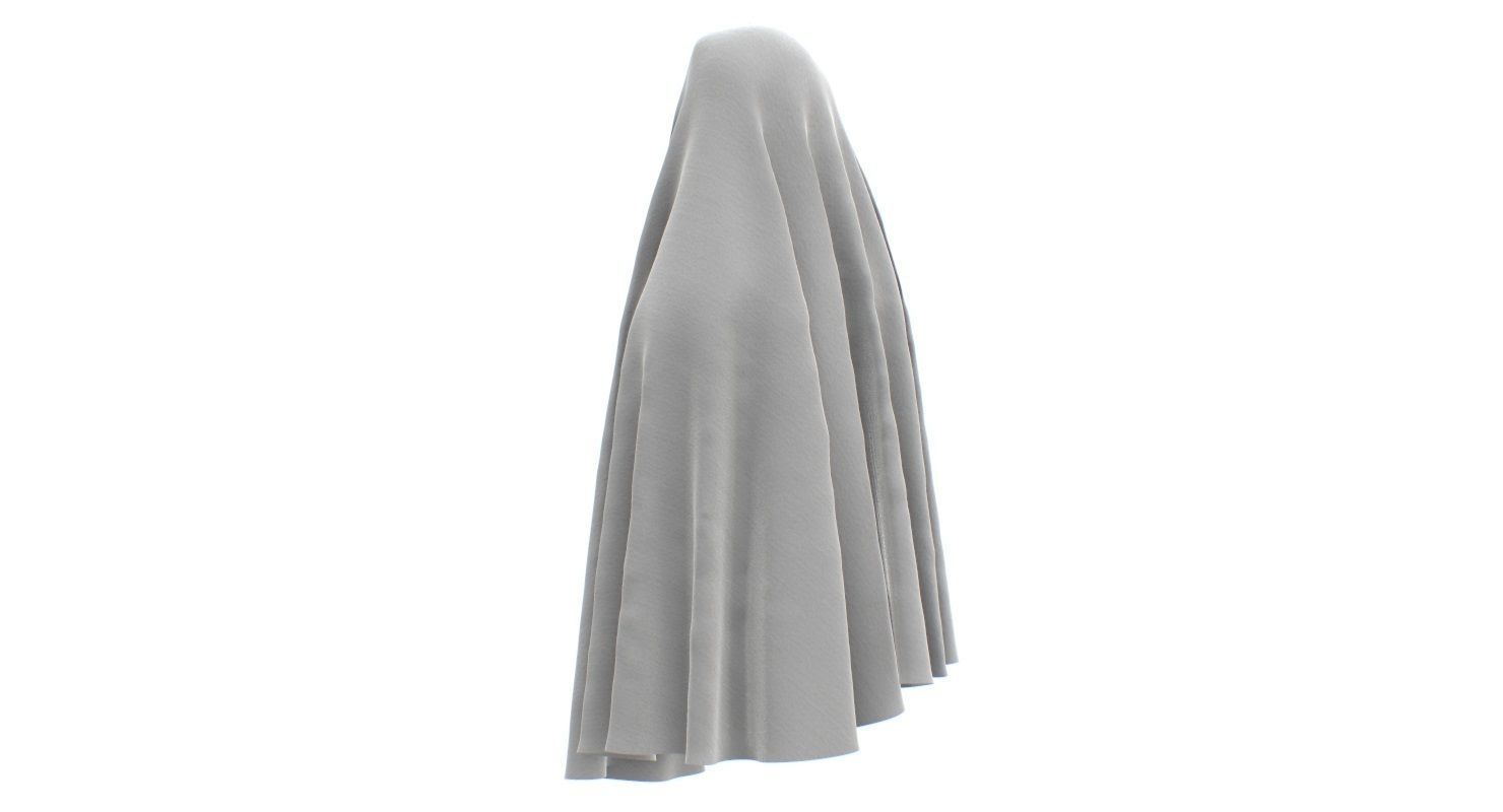 Ghost Cloth Low-poly 3D model_7