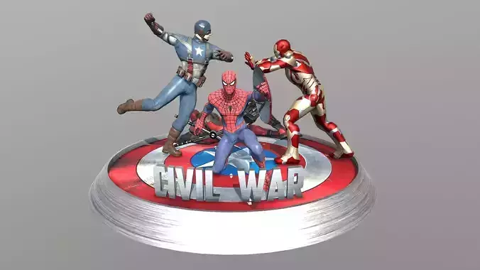 Civil War 3D print model