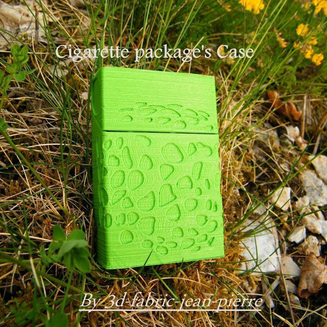CIGARETTE PACKAGE CASE 3D print model_1