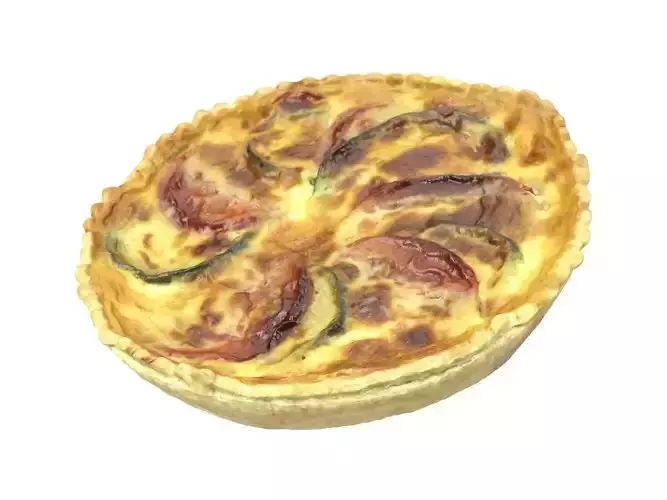 Photorealistic Quiche 3D Scan