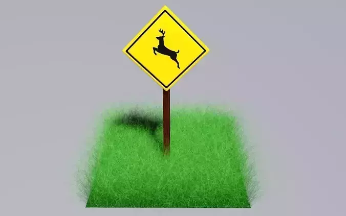 stag plate Free 3D model