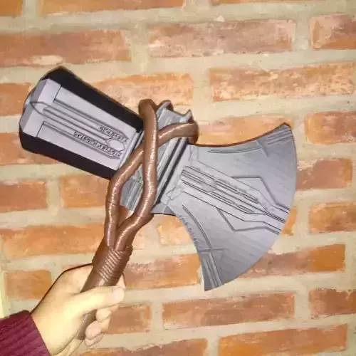 STORMBREAKER NEW THOR HAMMER FROM INFINITY WAR 3D print model