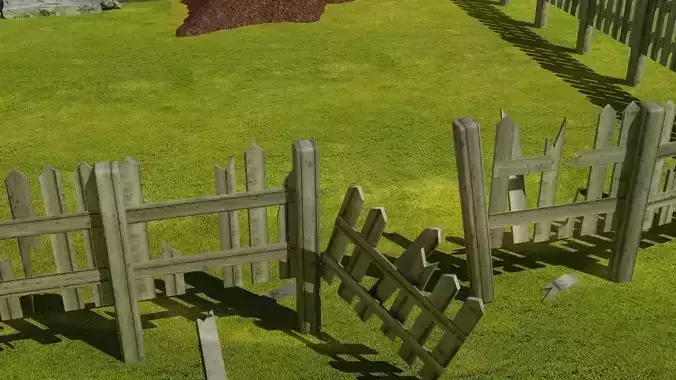 The Broken House use for gaming or other  3D print model