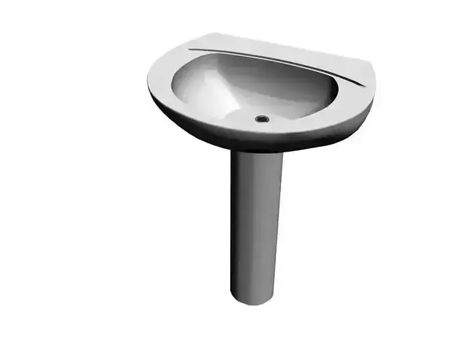 Basin 9 pedestal sink