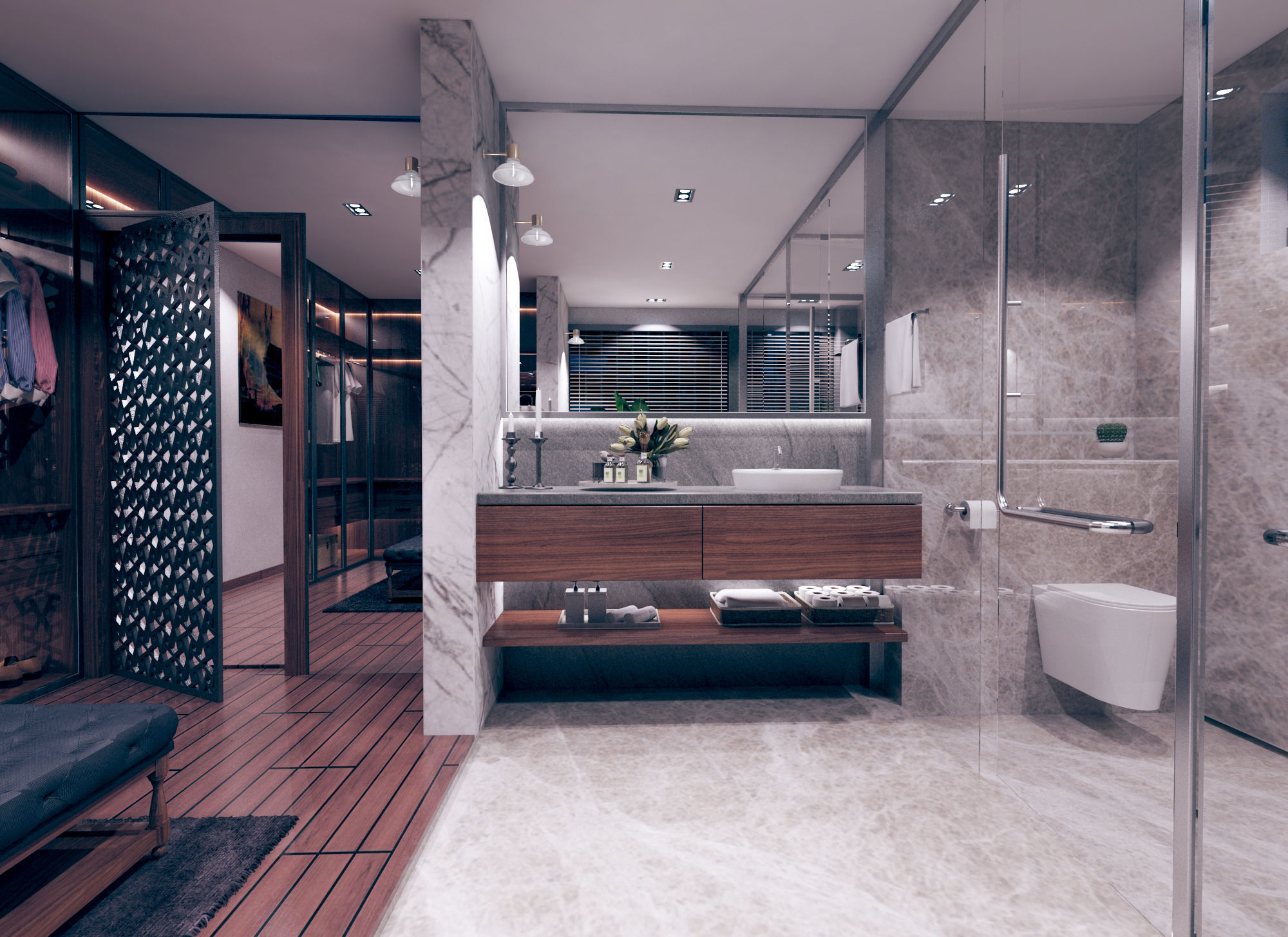  master bedroom furniture 3D model_5