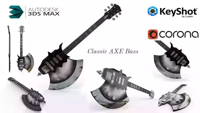 ELECTRIC GUITAR - Axe guitar Bass