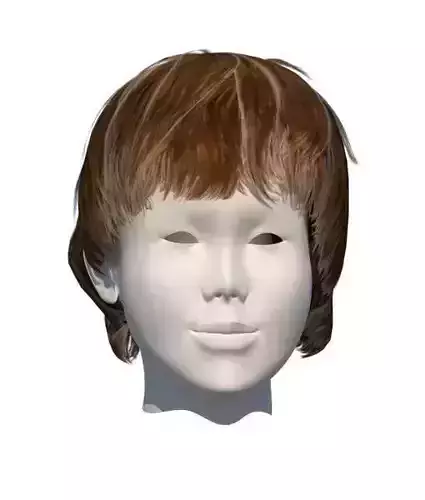  Female Gold Short Hair