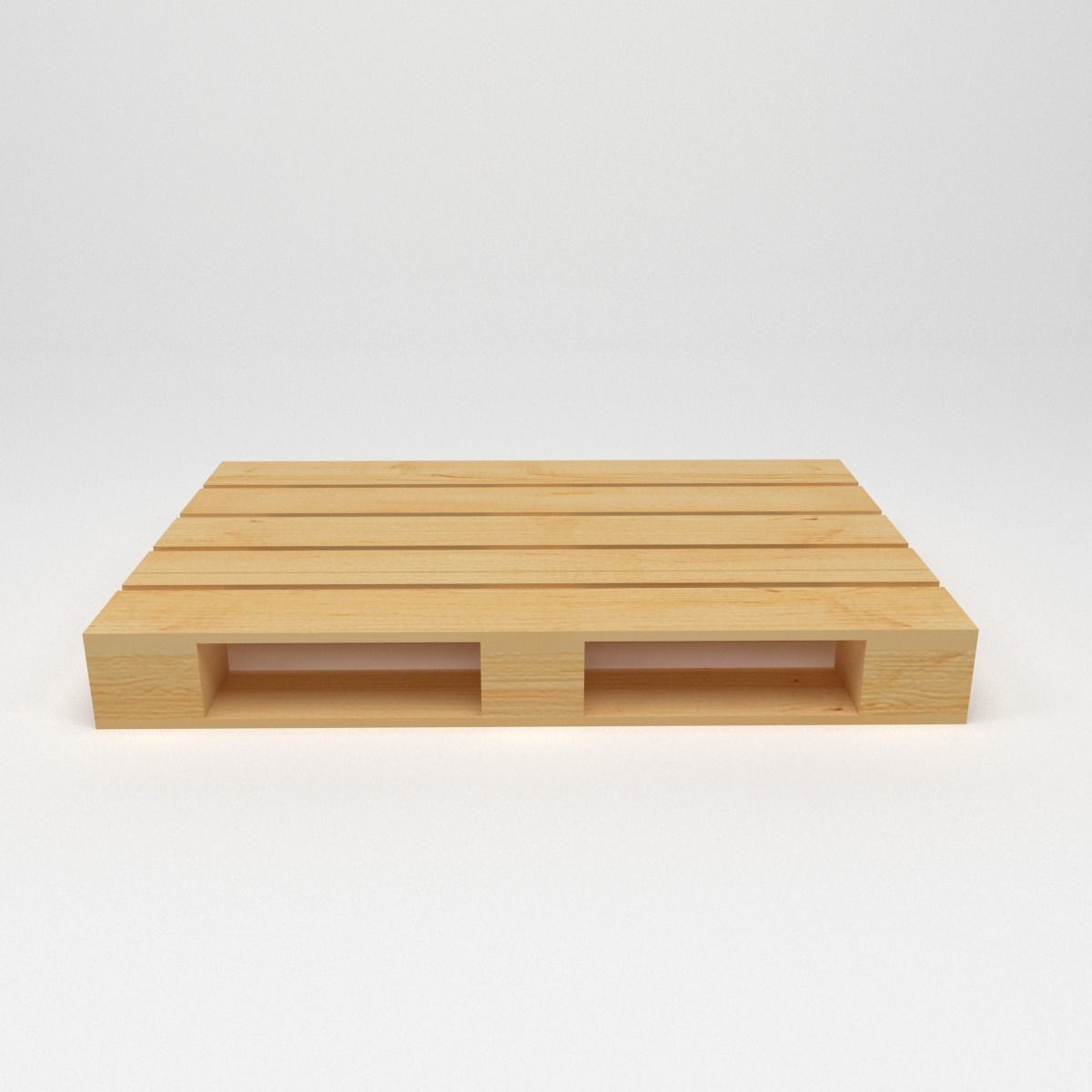 Pallet EUR 3D model_3