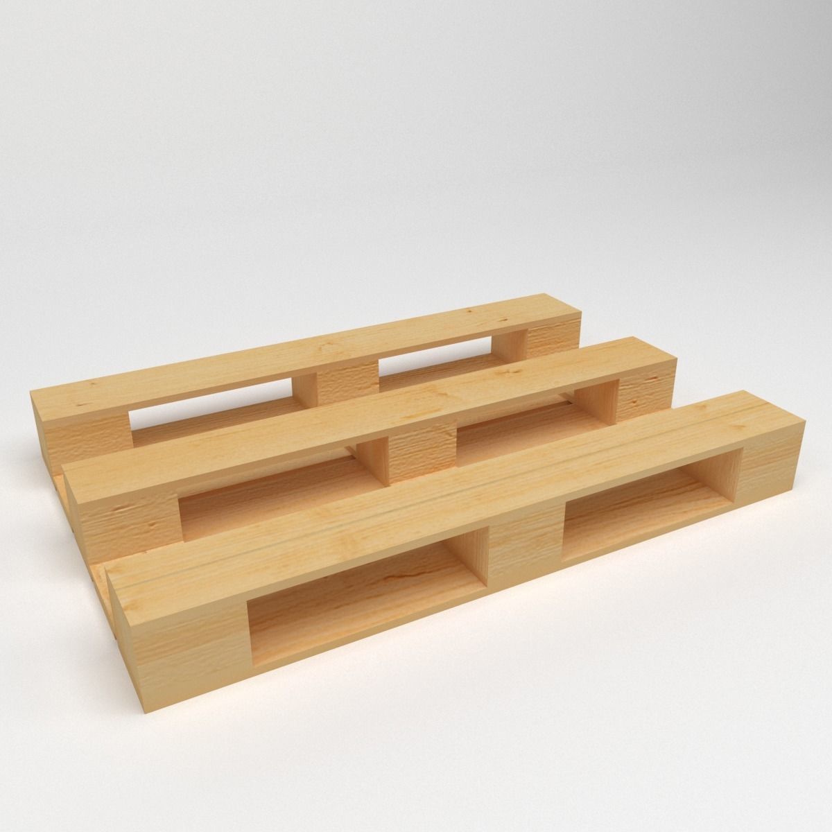 Pallet EUR 3D model_6