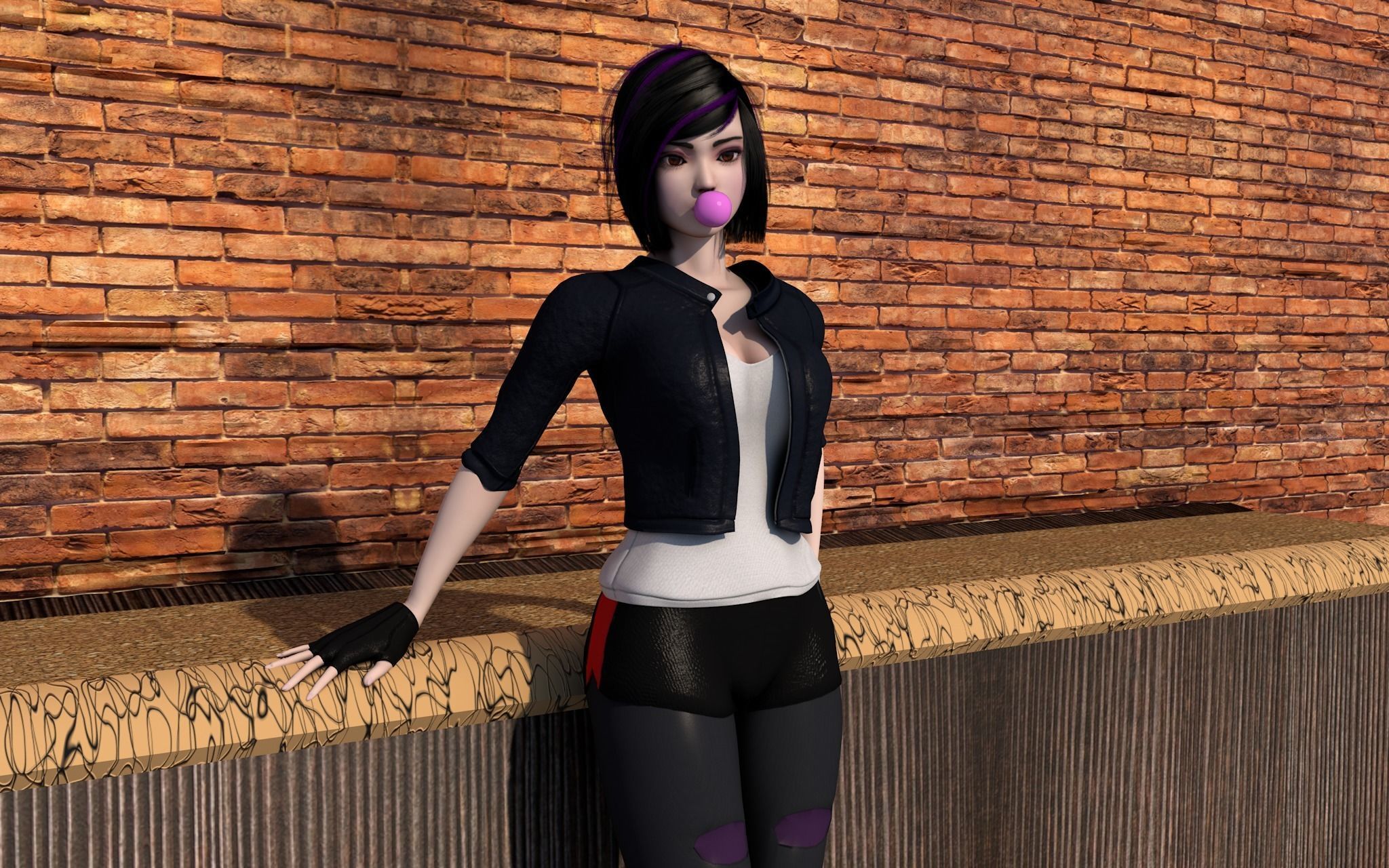 Go Go Tomago - Ero model Low-poly 3D model_6