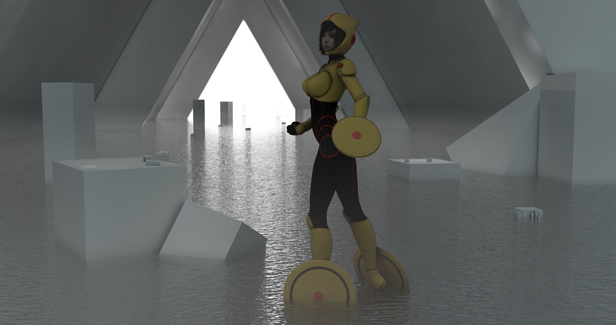 Go Go Tomago - Ero model Low-poly 3D model_0