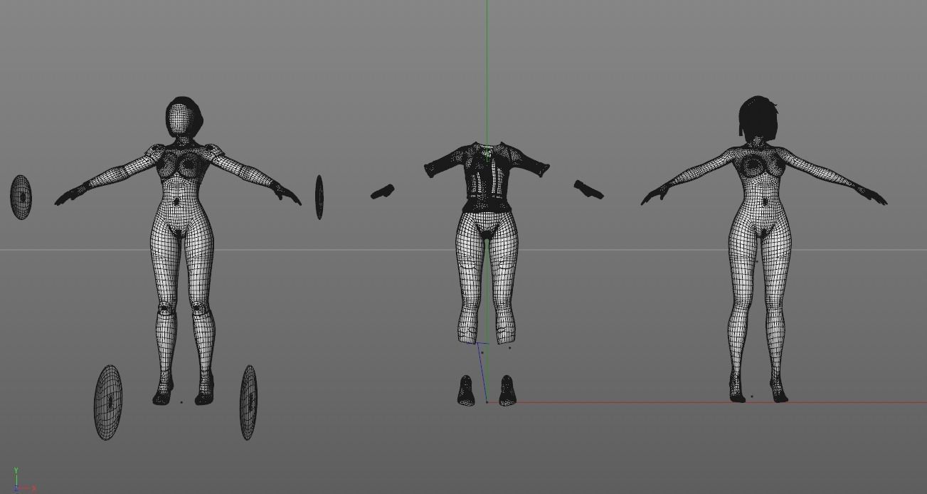 Go Go Tomago - Ero model Low-poly 3D model_16