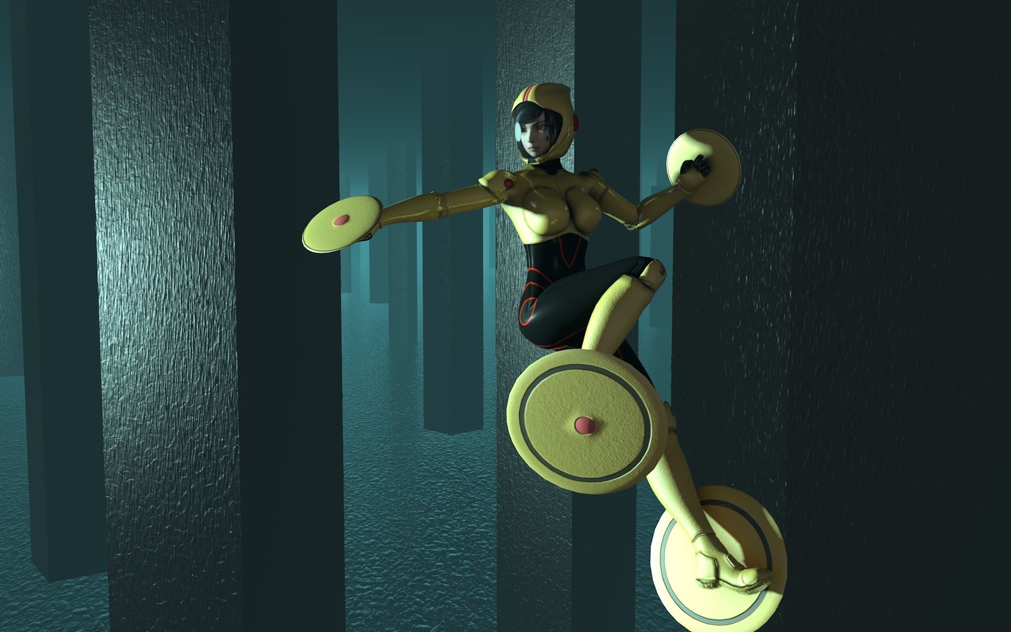 Go Go Tomago - Ero model Low-poly 3D model_3