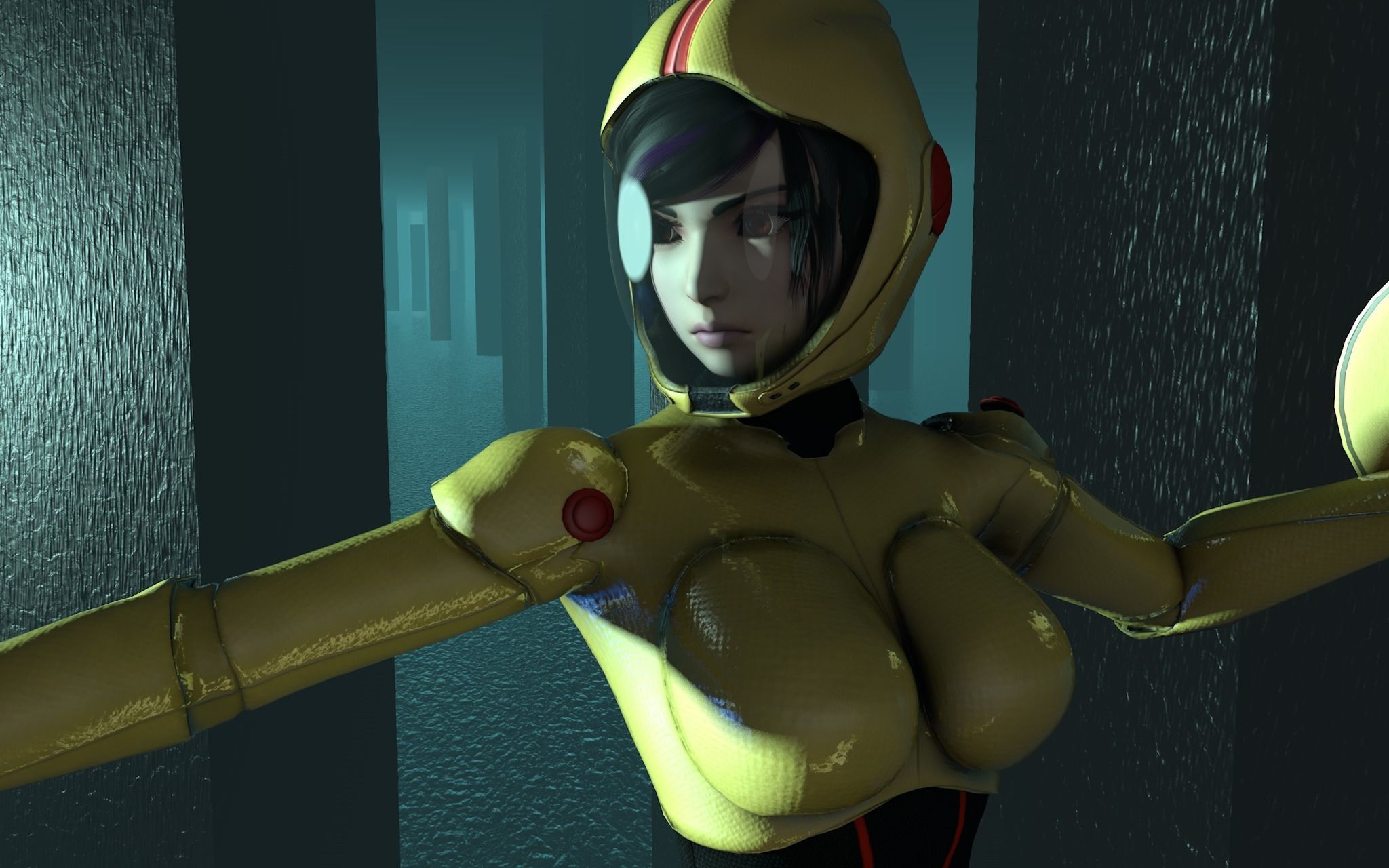 Go Go Tomago - Ero model Low-poly 3D model_4