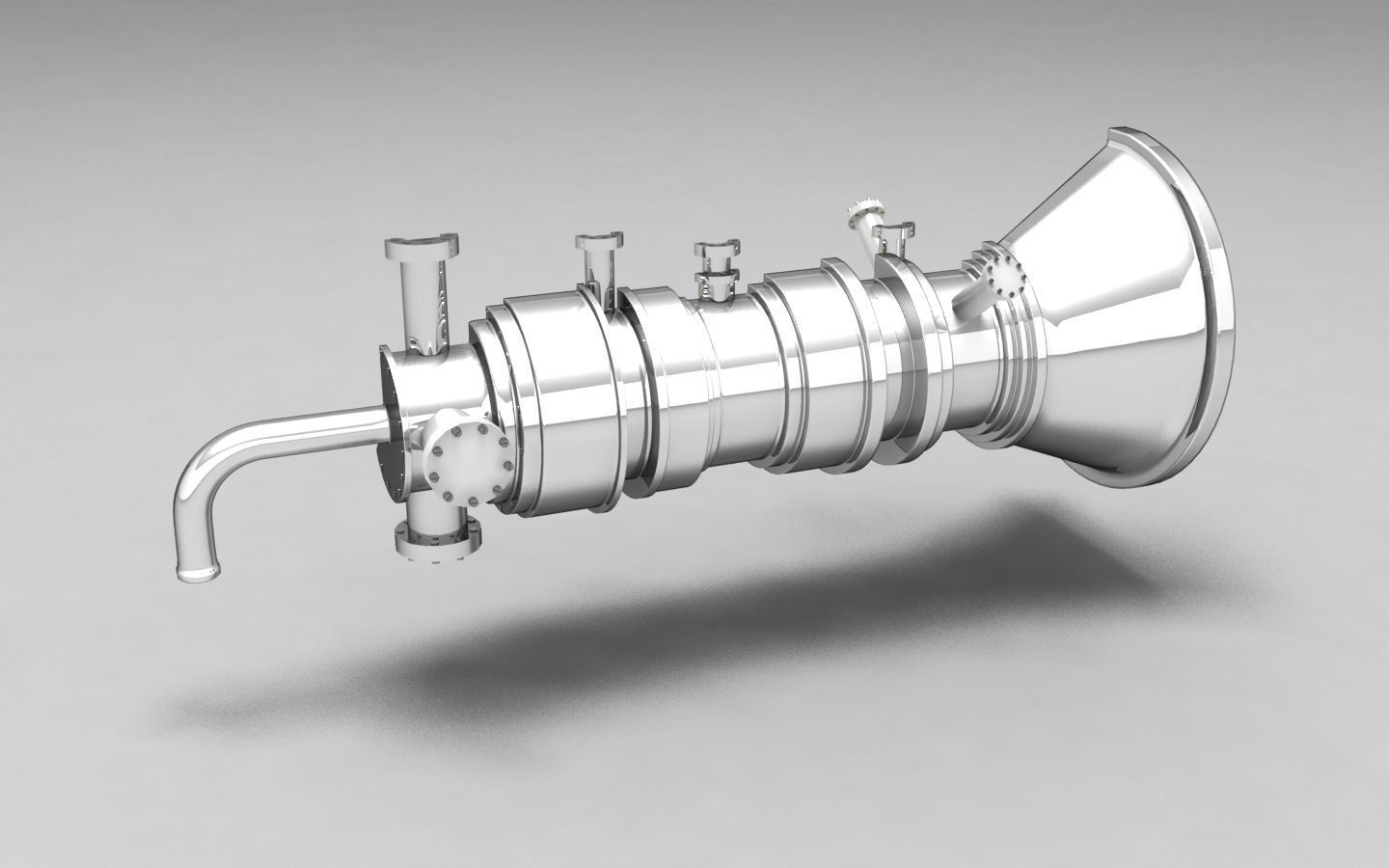 Vasimr Engine 3D model_12