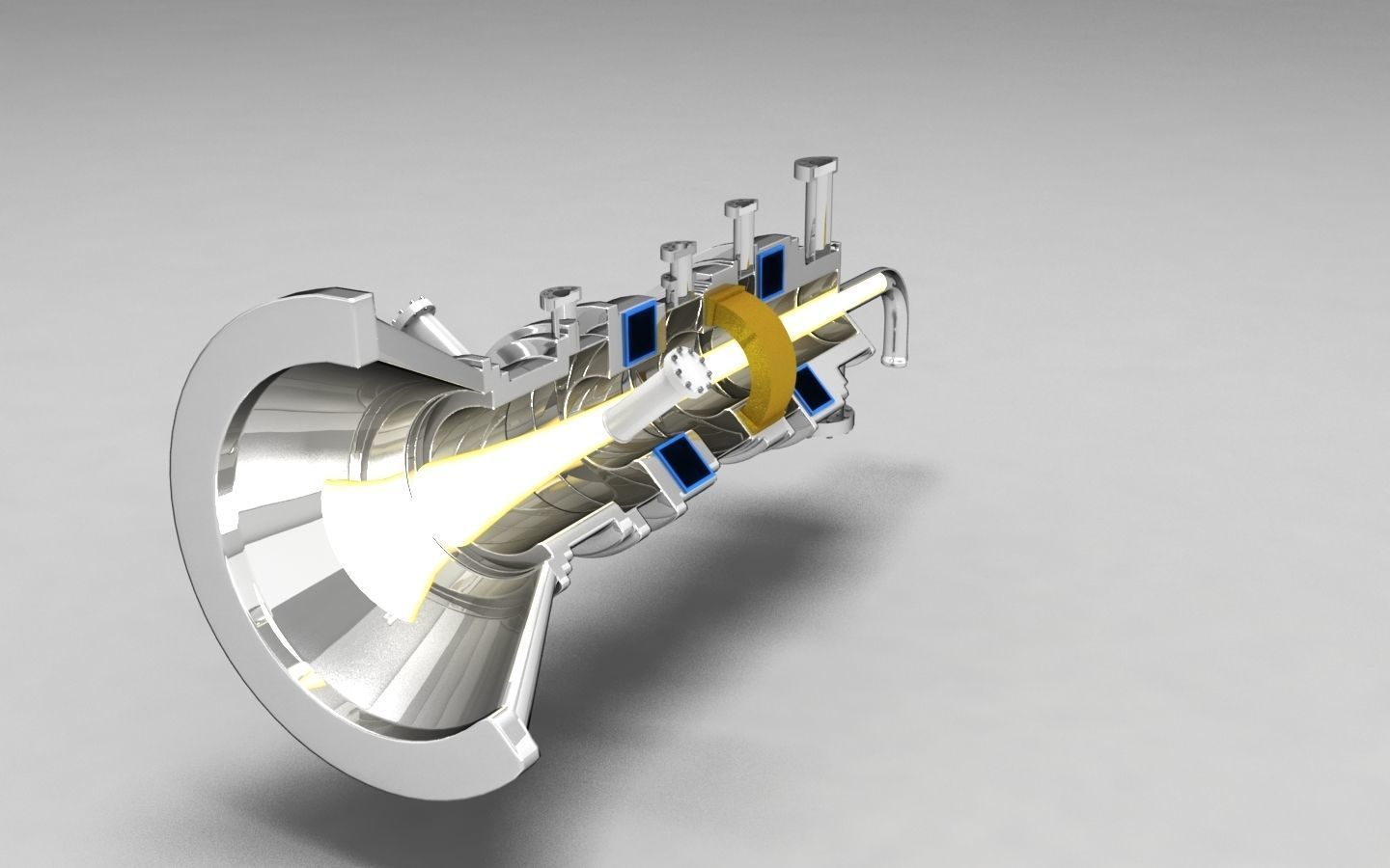 Vasimr Engine 3D model_5