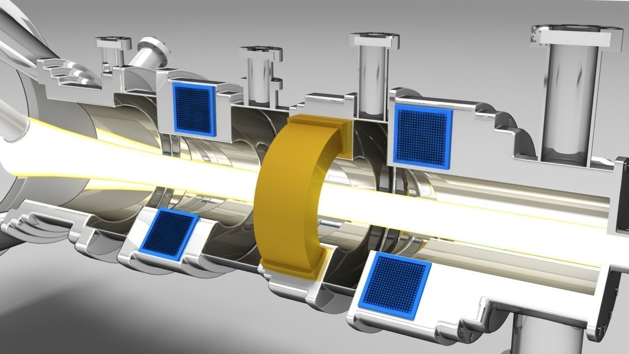 Vasimr Engine 3D model_4