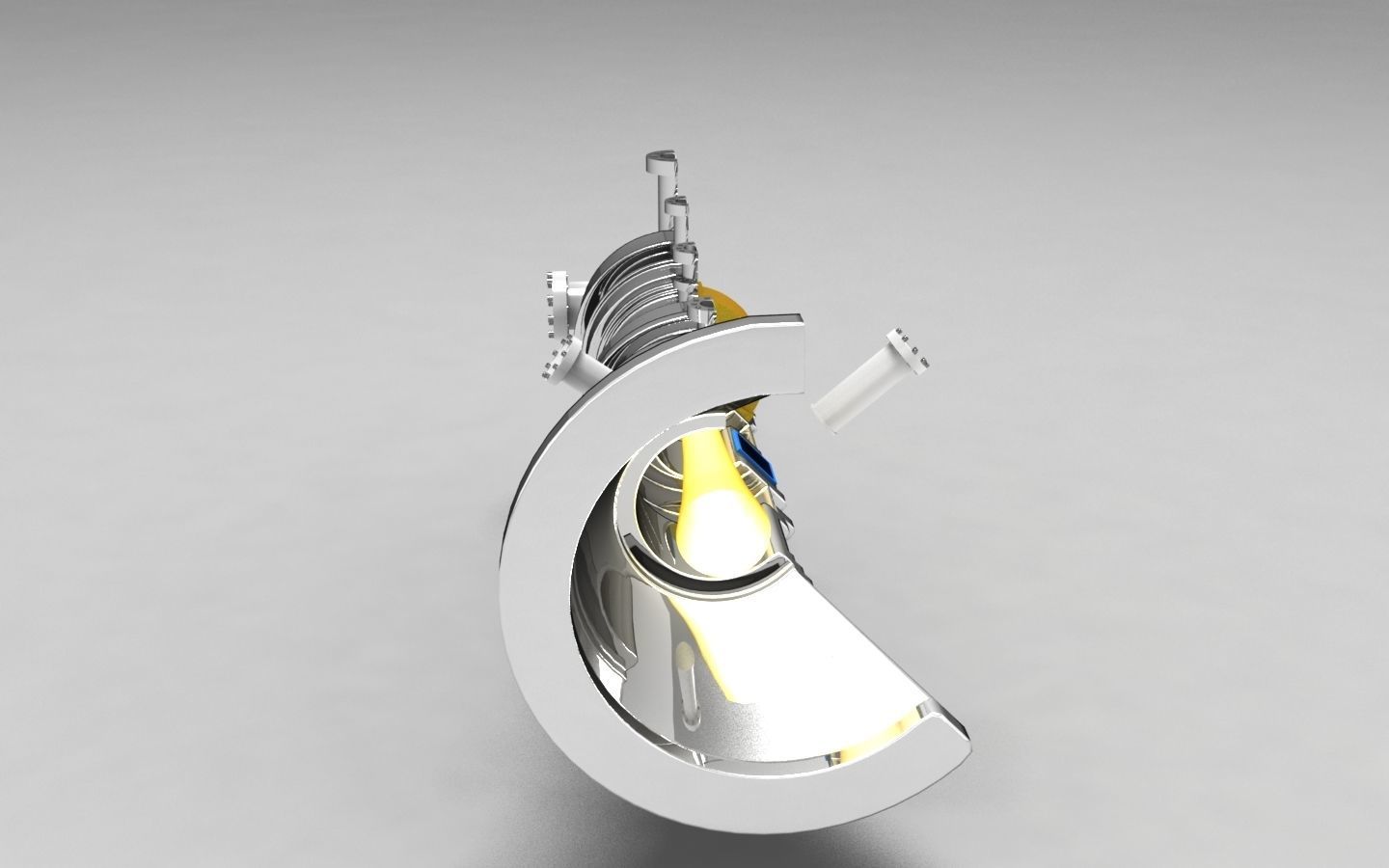 Vasimr Engine 3D model_7