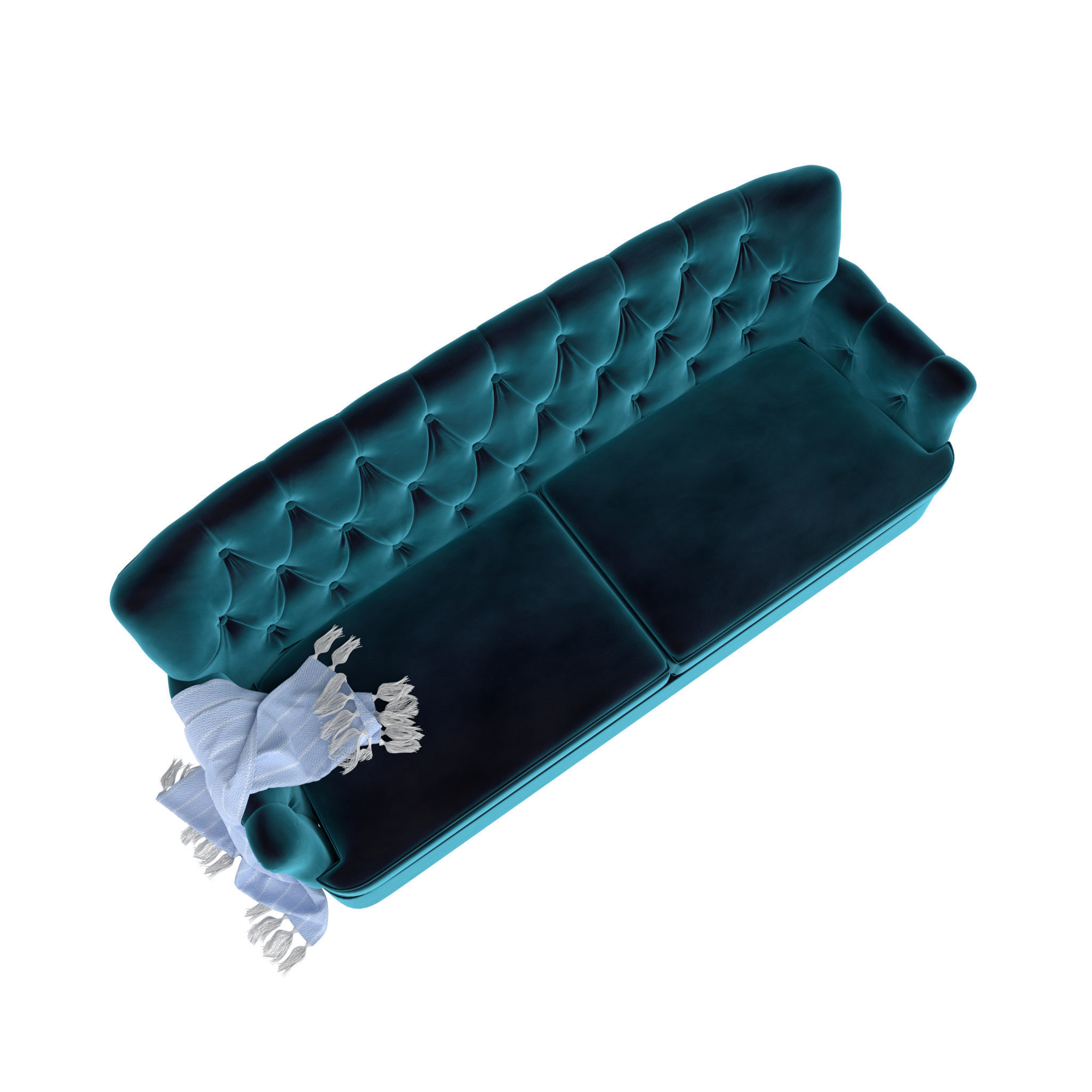 Classical Sofa 3D model_2