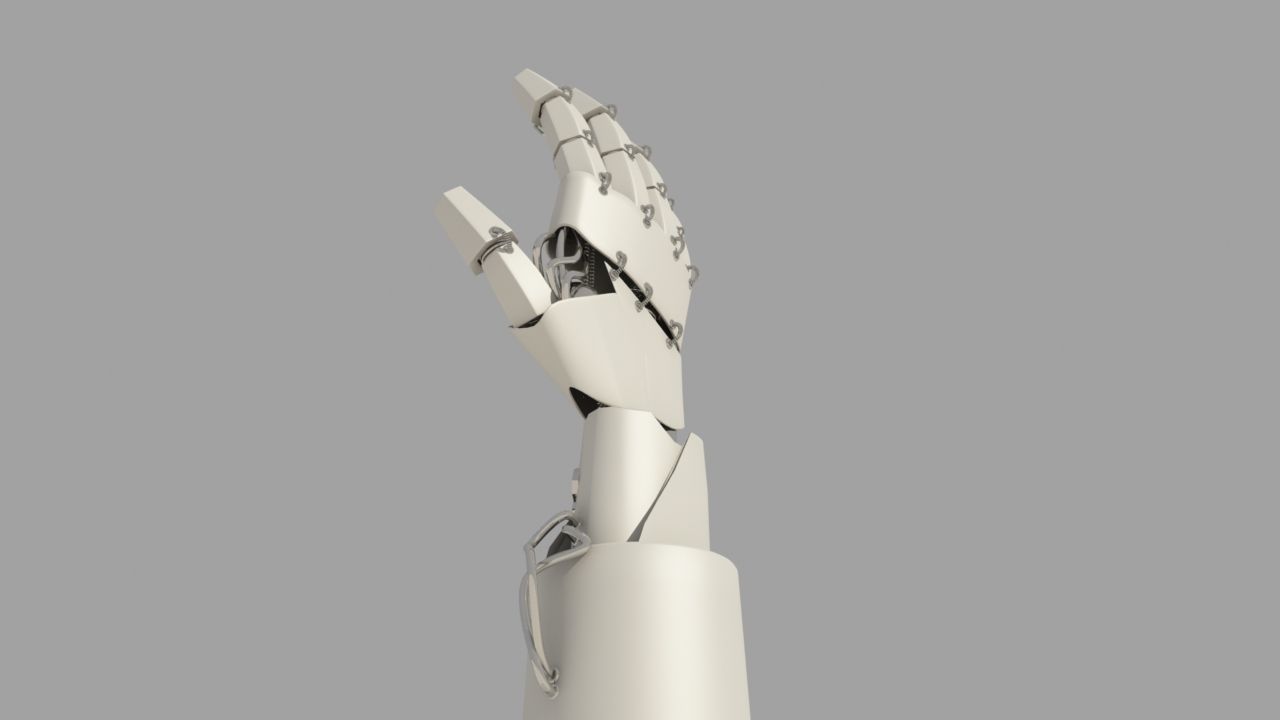 Robot Hand 3D model_9