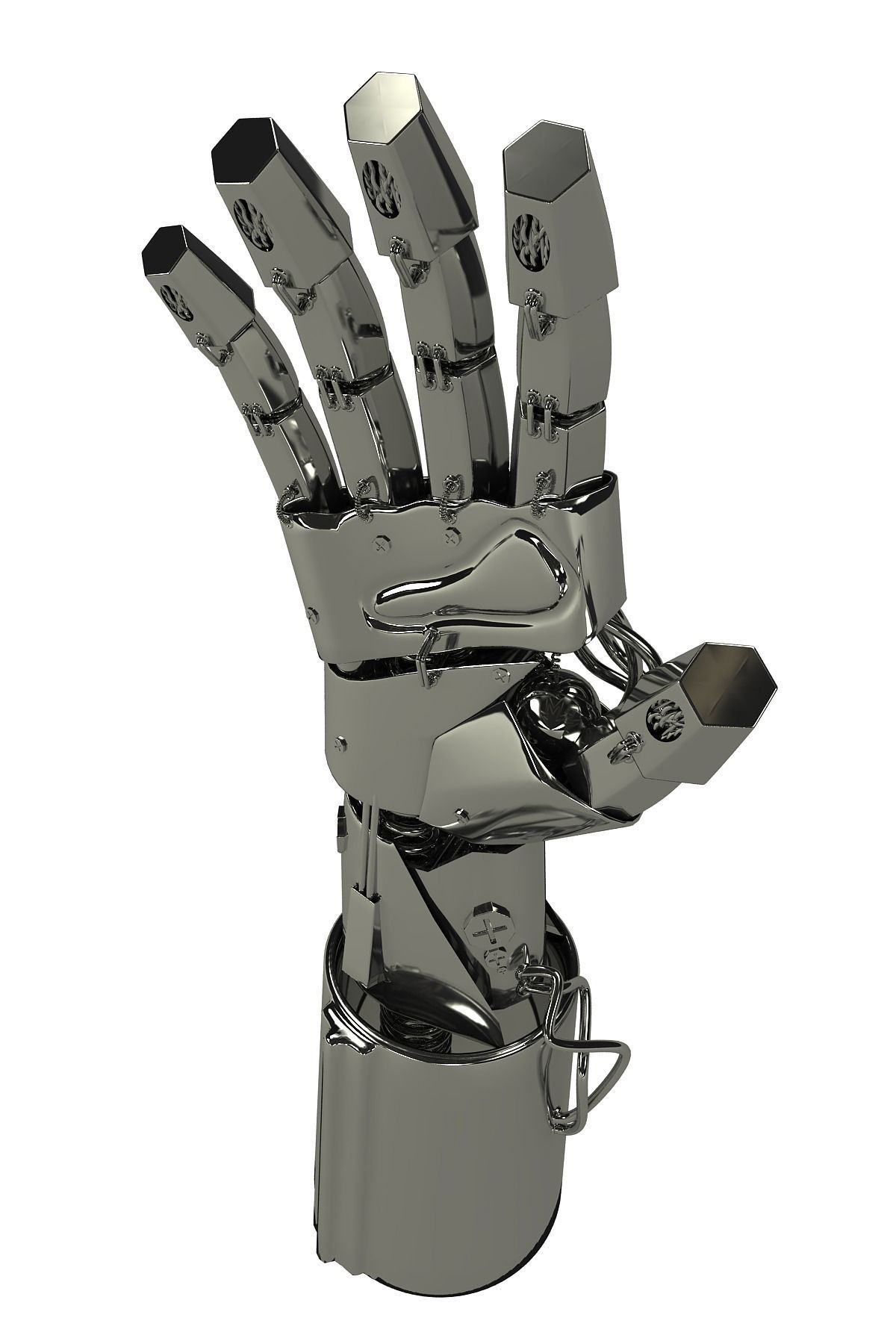 Robot Hand 3D model_2