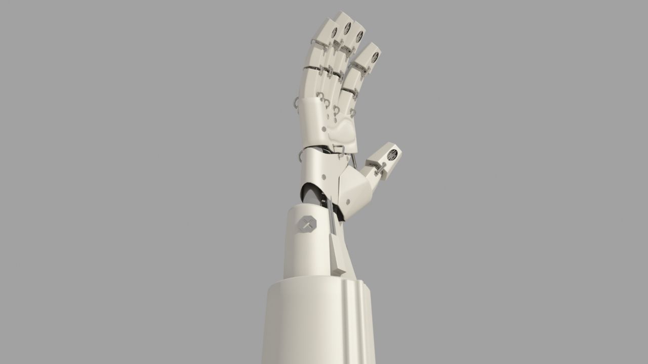 Robot Hand 3D model_5