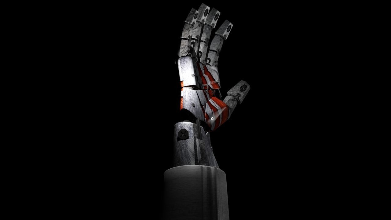 Robot Hand 3D model_12