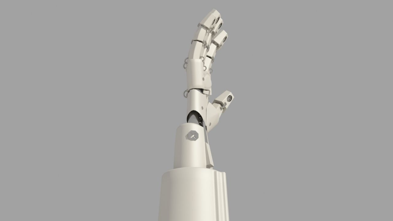 Robot Hand 3D model_6