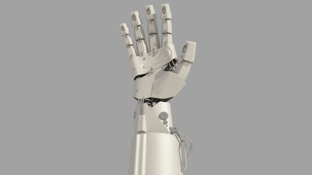 Robot Hand 3D model_11