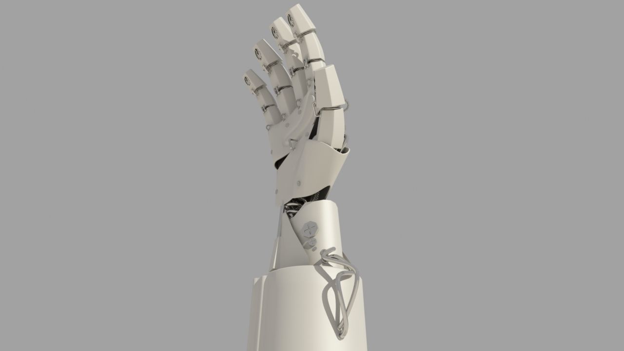 Robot Hand 3D model_10
