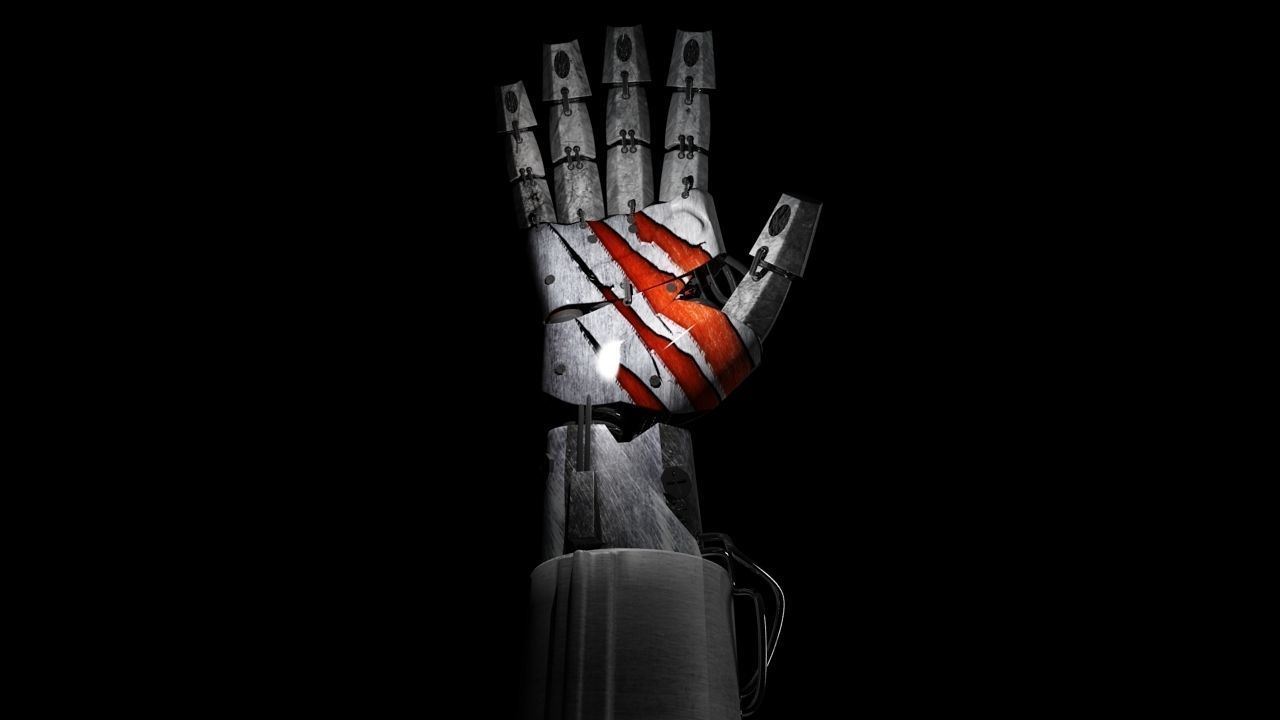 Robot Hand 3D model_15
