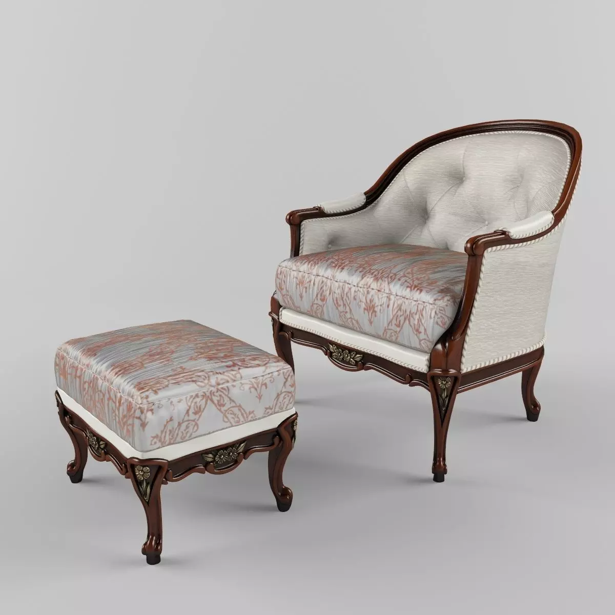 Mantellassi armchair 3D model_0