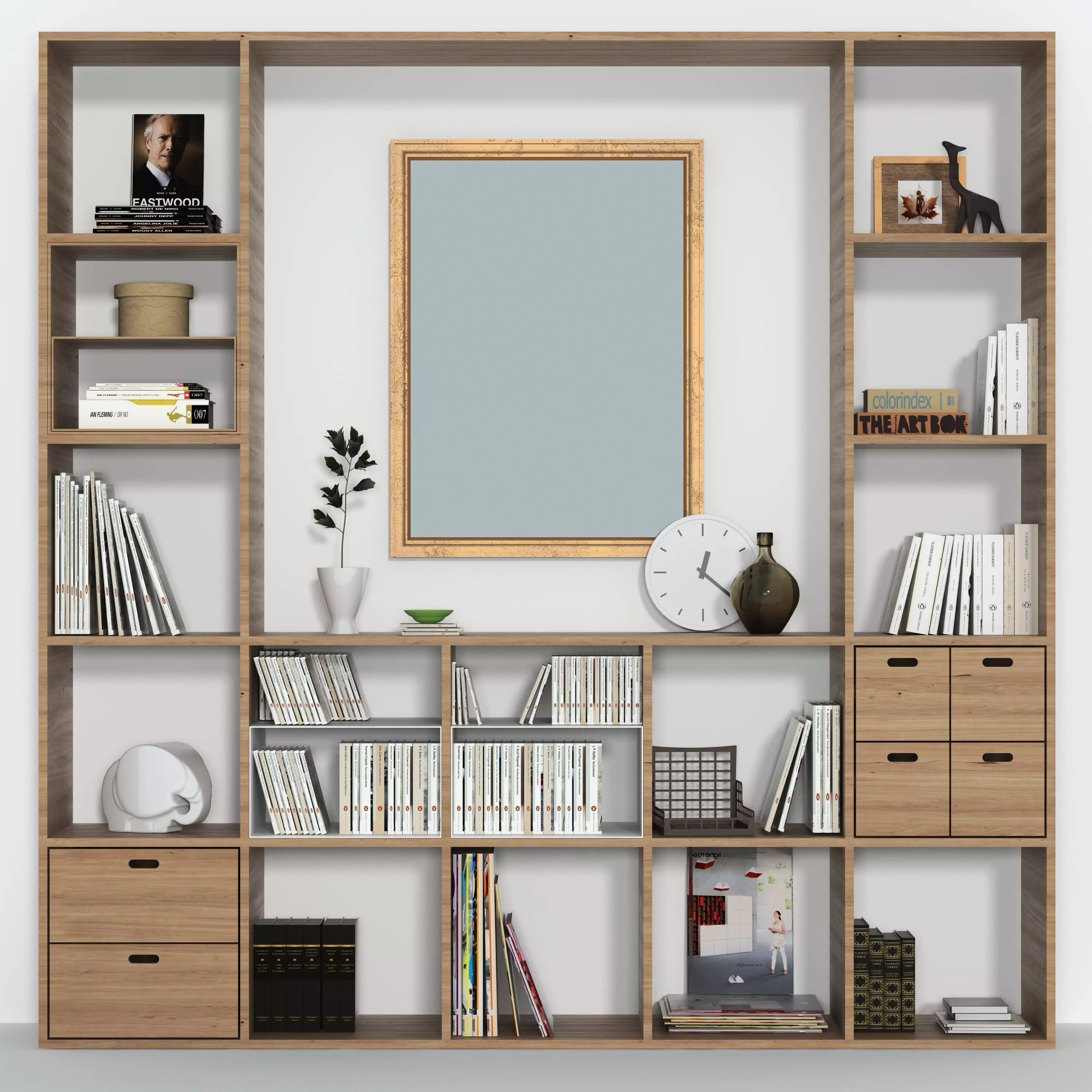 Office furniture 3D model_0