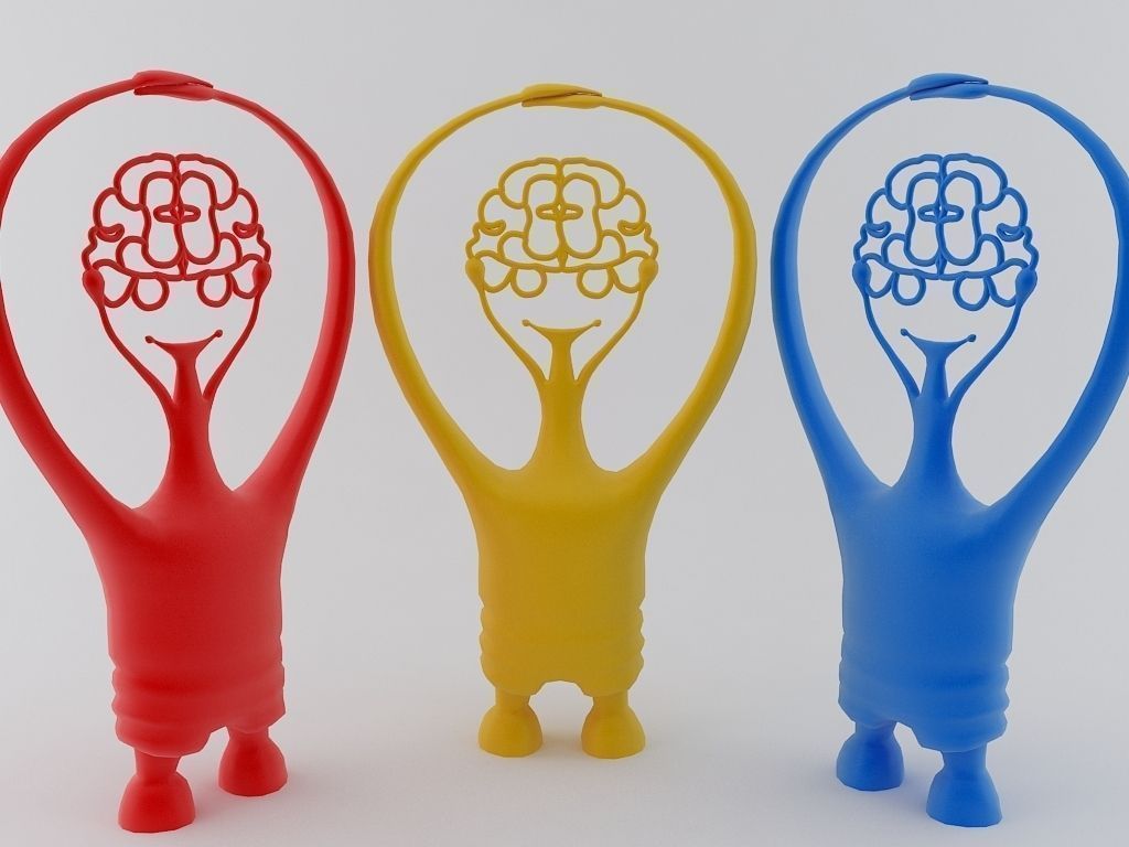 Power of Mind Creative  3D print model_3