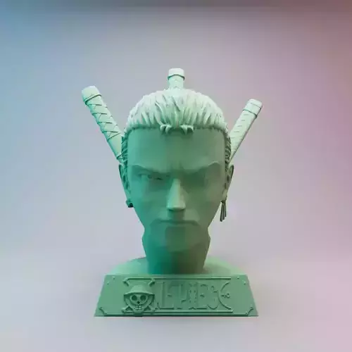 Roronoa Zoro Bust 3D print model