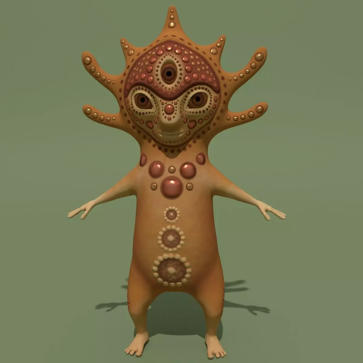 Mystical Monster B 3D model_0
