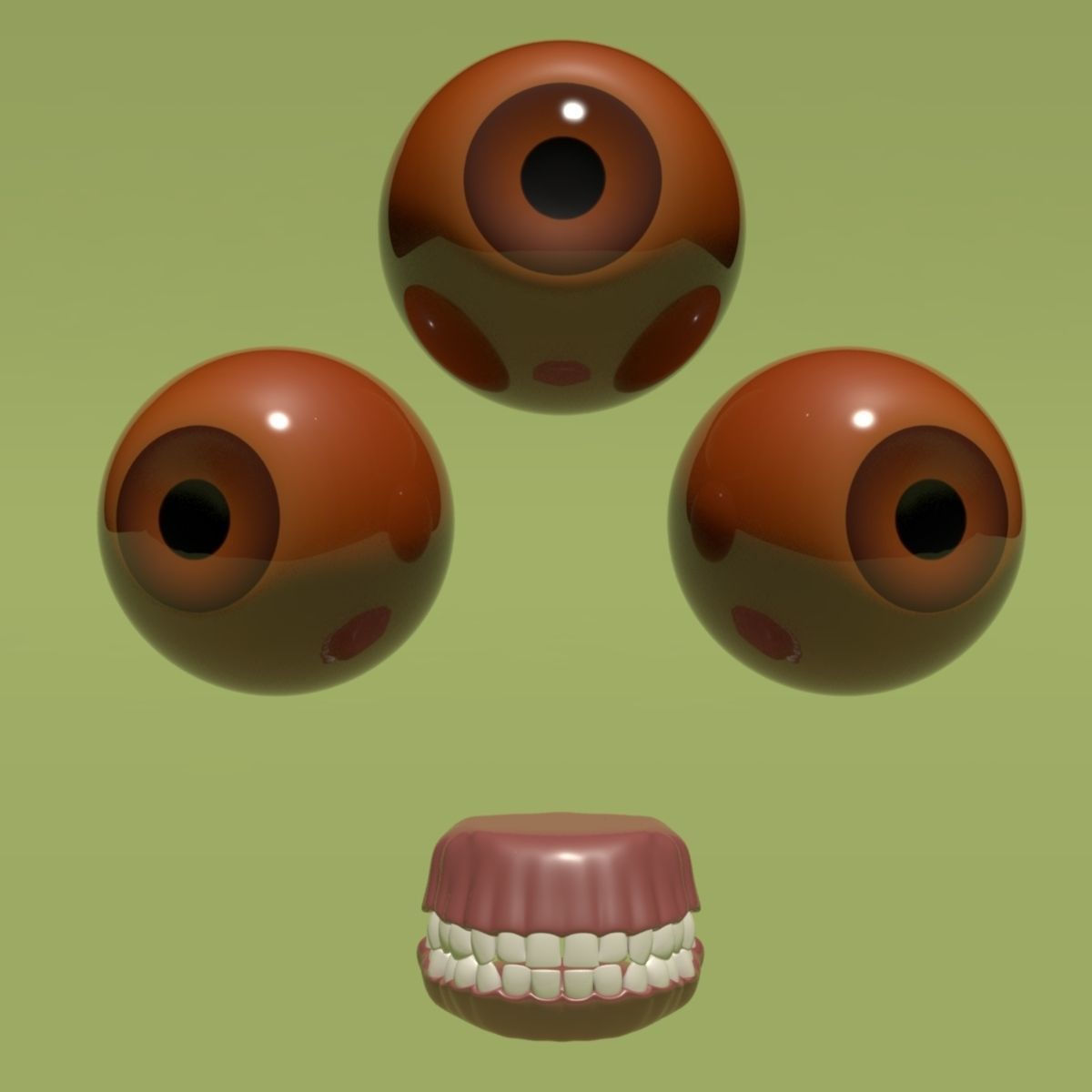 Mystical Monster B 3D model_5