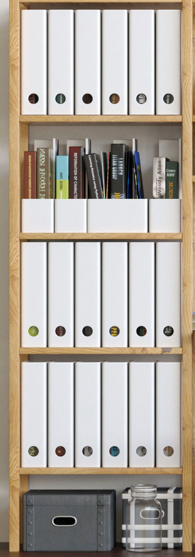 Decorative set Office 3D model_3