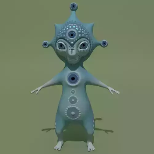 Mystical Monster D 3D model