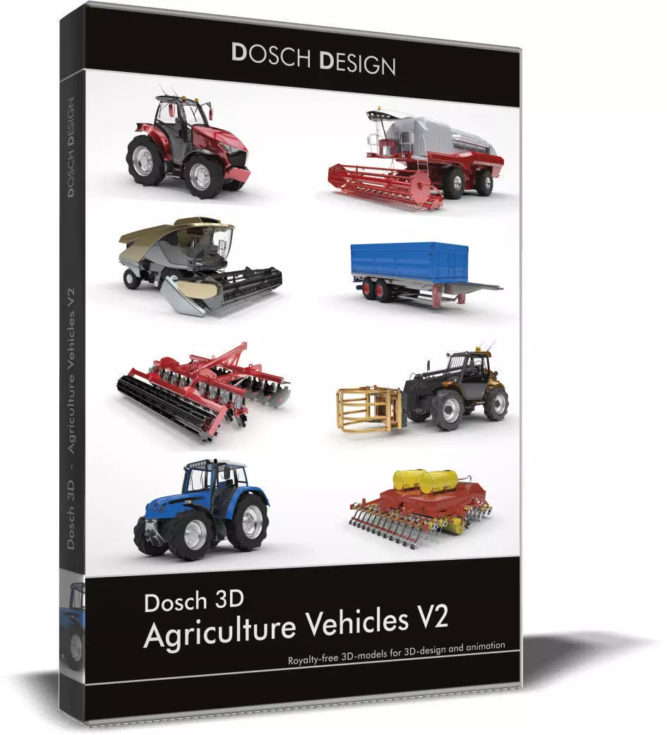 DOSCH 3D Agriculture Vehicles V2 3D model_0