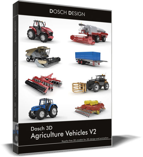 DOSCH 3D Agriculture Vehicles V2 3D model
