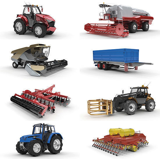 DOSCH 3D Agriculture Vehicles V2 3D model_1