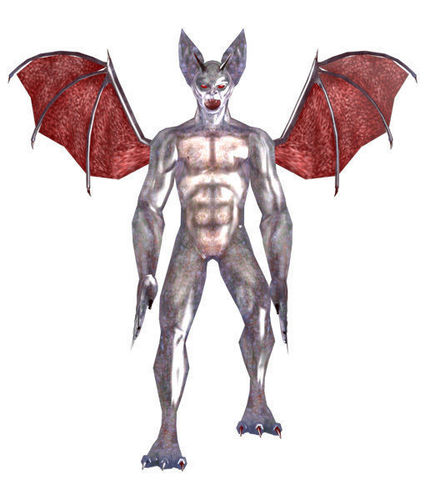 3D Batman bat with wings Low-poly 3D model