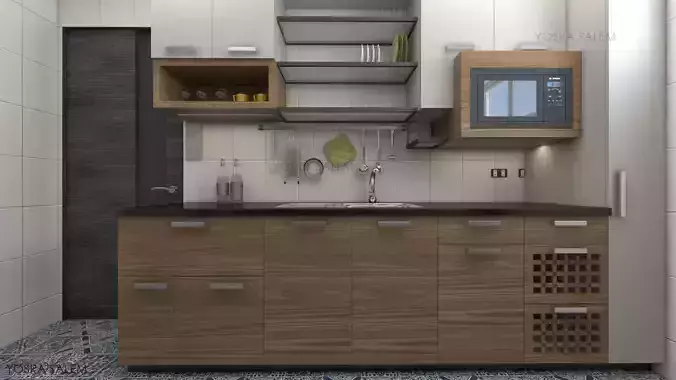 modern small kitchen