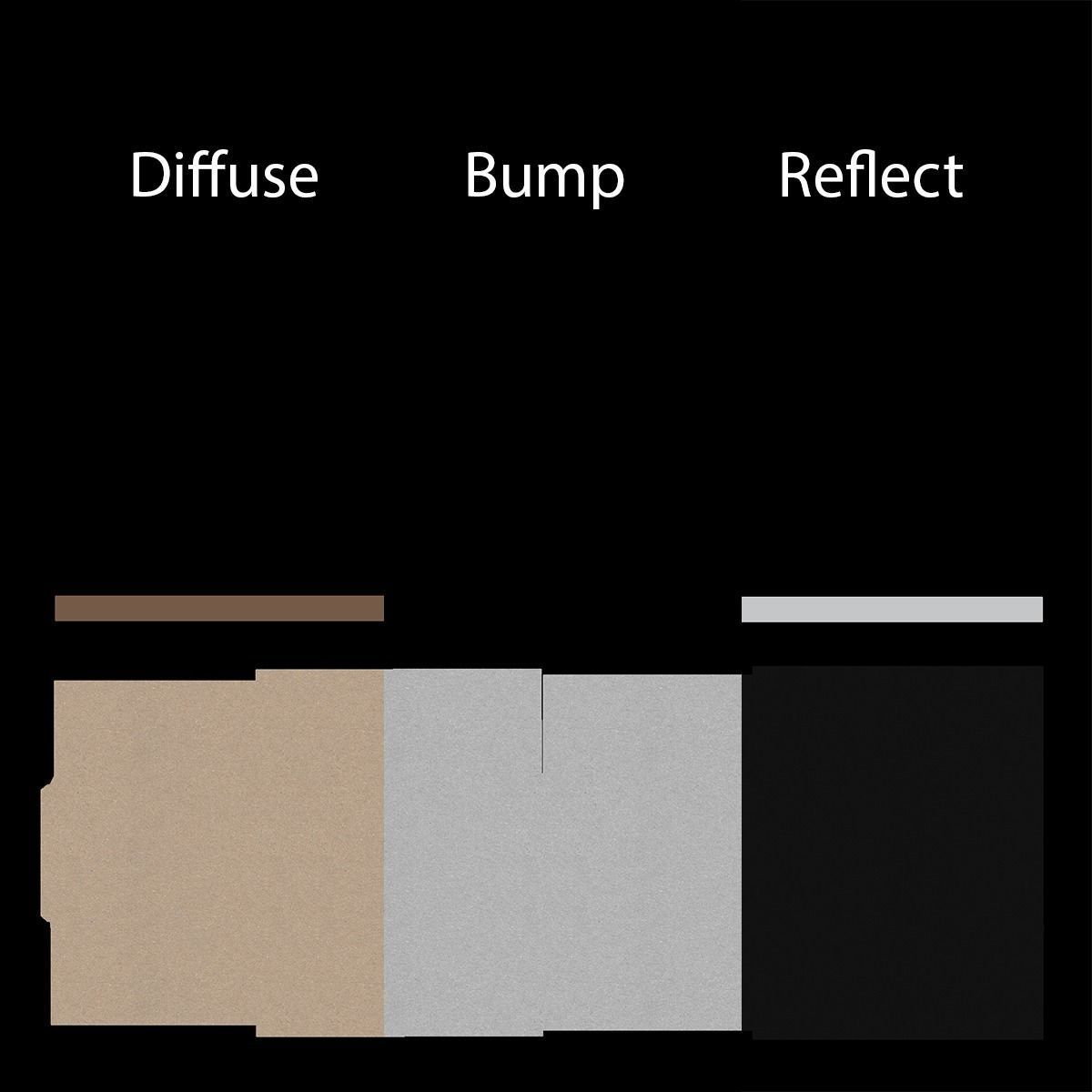 Pallet with cardboard boxes Low-poly 3D model_17