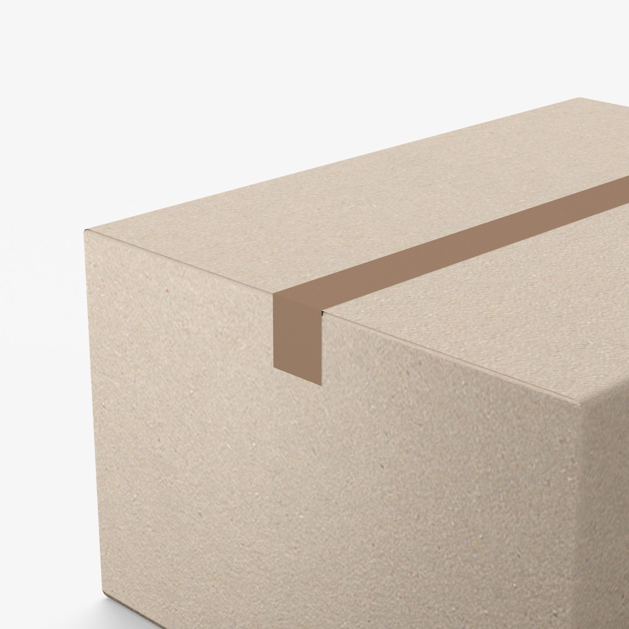 Pallet with cardboard boxes Low-poly 3D model_8